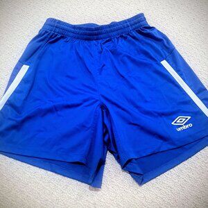 Umbro Royal Blue Soccer Shorts - Size Small - Mesh Side